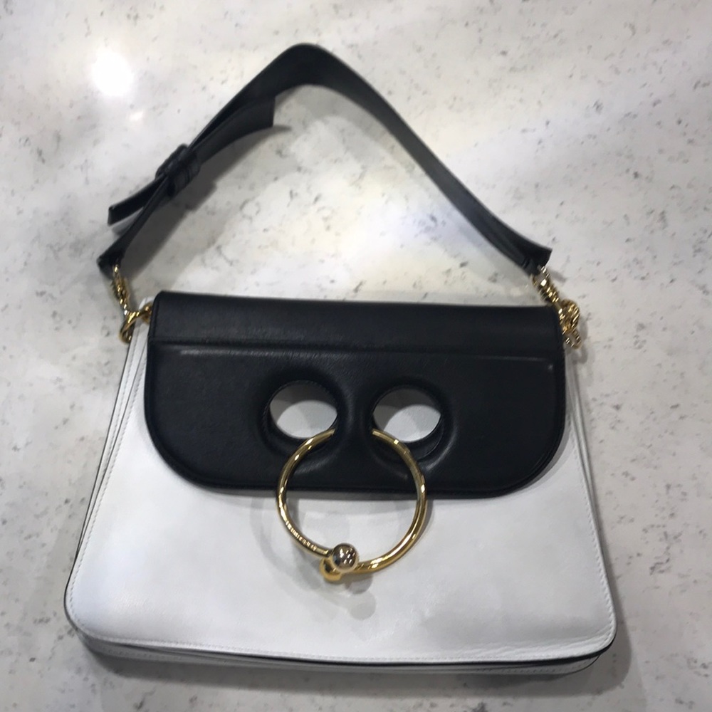 JW Anderson Pierce Bag - black and white